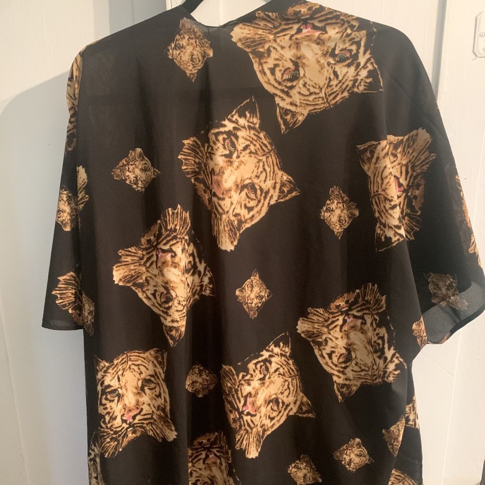 Sheer Tiger Kimono